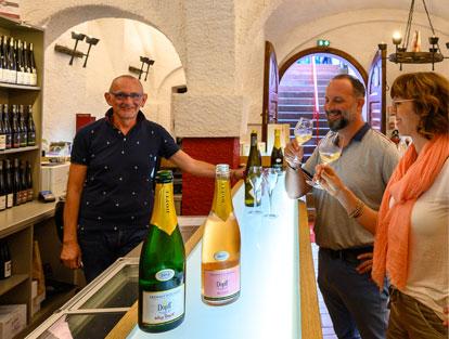 Dégustation au centre-ville